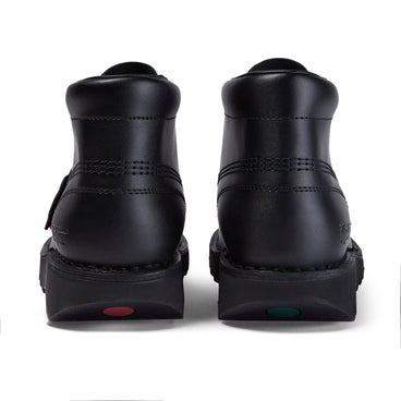 Back view of Adult Mens Kick Hi Leather Black
