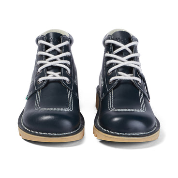 Front view of Adult Mens Kick Hi Leather Navy