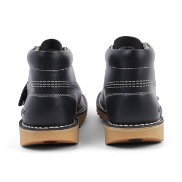 Back view of Adult Mens Kick Hi Leather Navy