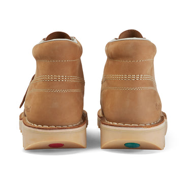 Back view of Adult Mens Kick Hi Nubuck Tan
