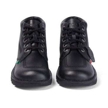 Front view of Adult Womens Kick Hi Leather Black