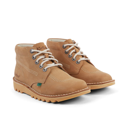 Front ¾ right of Adult Womens Kick Hi Tan
