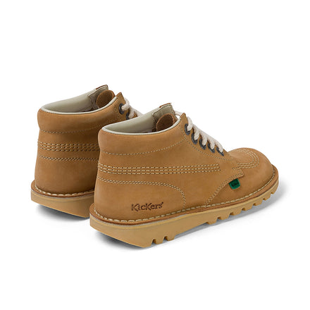 Front ¾ right of Adult Womens Kick Hi Tan