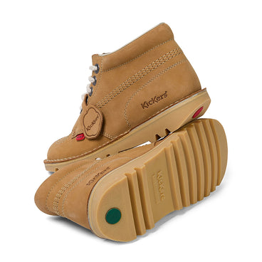 Detail view (Top view mapped) of Adult Womens Kick Hi Tan