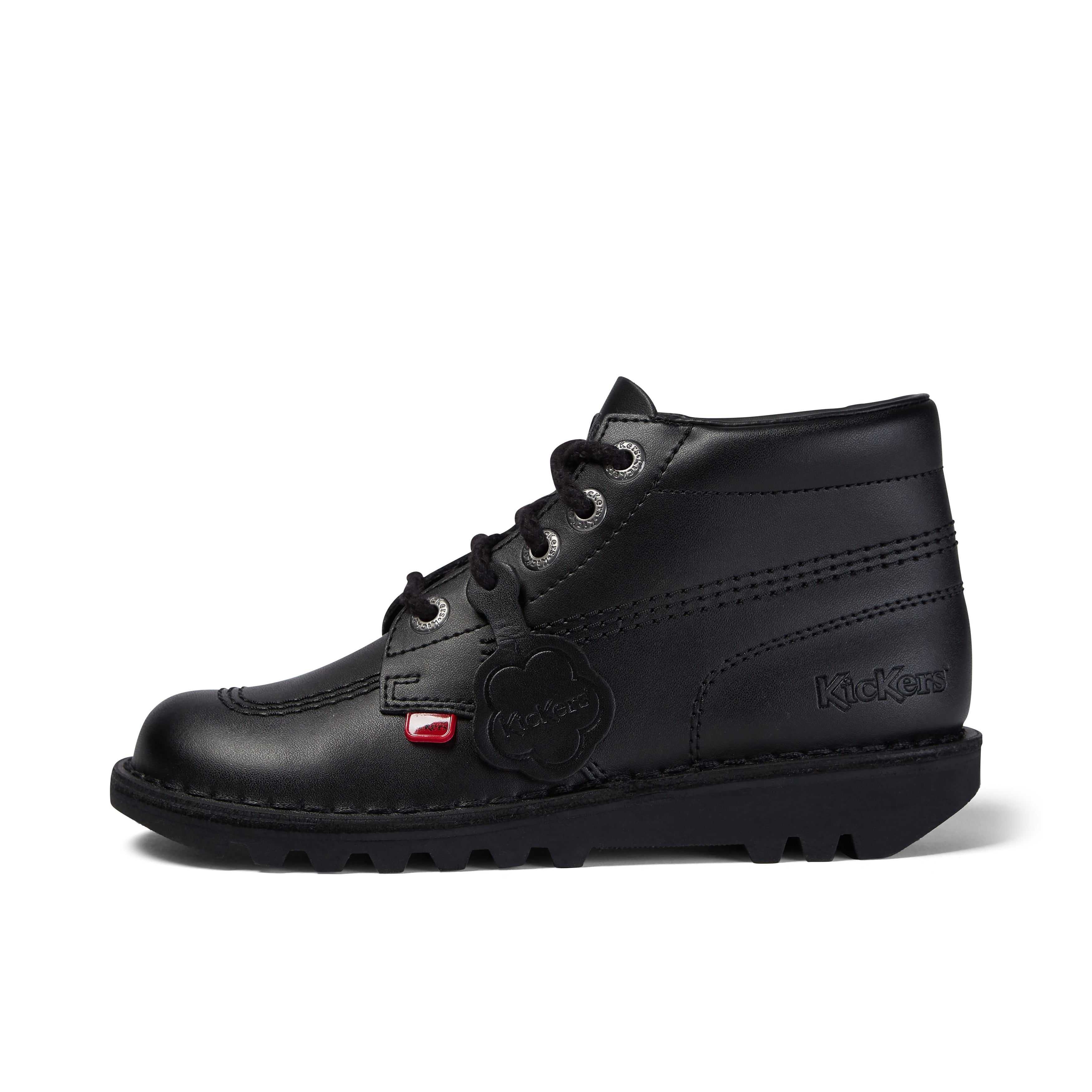 Kick Hi Lthr Yu Blk Black | Kickers