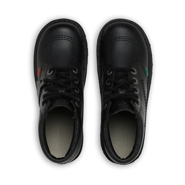 Detail view (Top view mapped) of Youth Unisex Kick Hi Leather Black