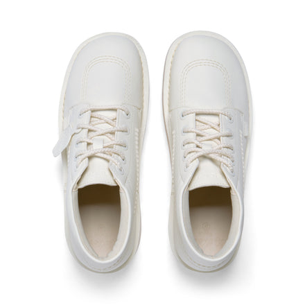 Adult Unisex Kick Hi Stack Leather Alternative White