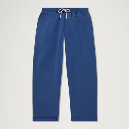 Adult Mens Kickers Wide Leg Drawstring Trouser Navy