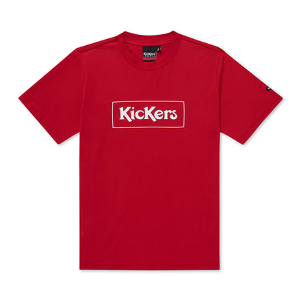 Adult Mens Kickers Classic Box Tee Red