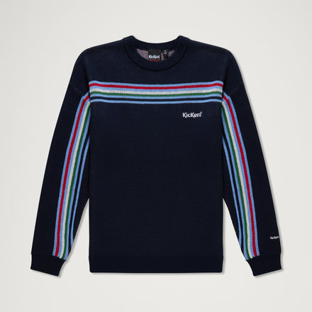 Adult Mens Kickers Crew Knit Navy