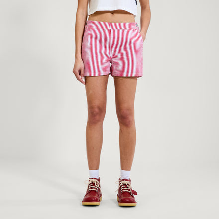 Adult Womens Kickers Classic Micro Short Red