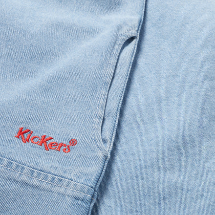 Adult Womens Kickers Classic Denim Mini Dress Blue