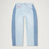 Adult Womens Kickers Classic Wide Leg Barrel Jean Blue