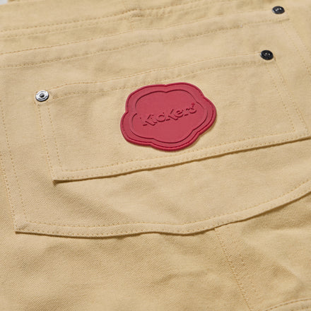 Adult Womens Kickers Classic Dungaree Yellow