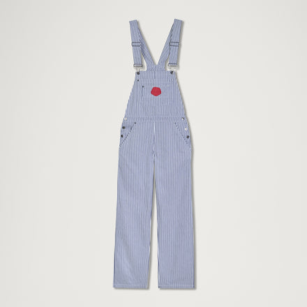 Adult Womens Kickers Classic Dungaree Blue/White
