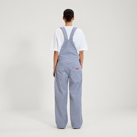 Adult Womens Kickers Classic Dungaree Blue/White