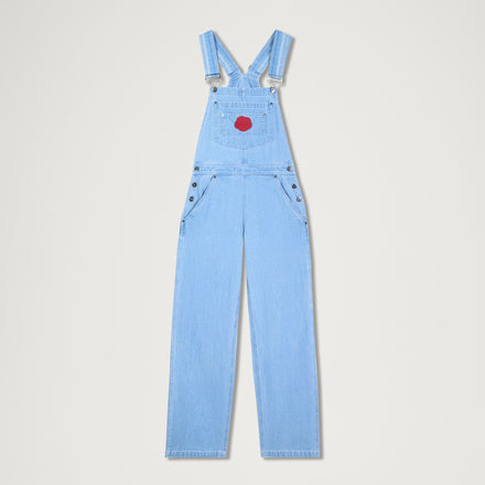 Adult Womens Kickers Classic Dungaree Blue