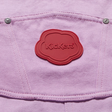 Adult Womens Kickers Classics Dungaree Short Purple