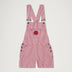 Adult Womens Kickers Classics Dungaree Short Red