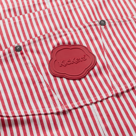 Adult Womens Kickers Classics Dungaree Short Red