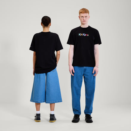 Adult Unisex Kickers Classic Short Sleeve Tee Black