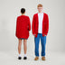 Adult Unisex Kickers Classic Cardi Red
